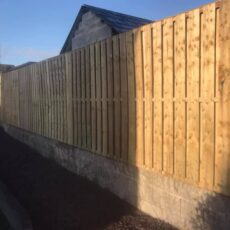 Timber Hit and Miss Fencing