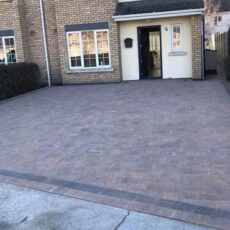 Block paving driveway completed in Kildare