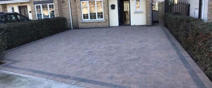 Block paving driveway completed in Kildare