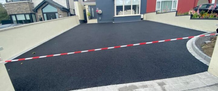 New asphalt driveway completed in Dublin after