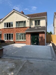Paving driveway completed in castleknock2